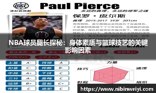NBA球员腿长探秘：身体素质与篮球技艺的关键影响因素